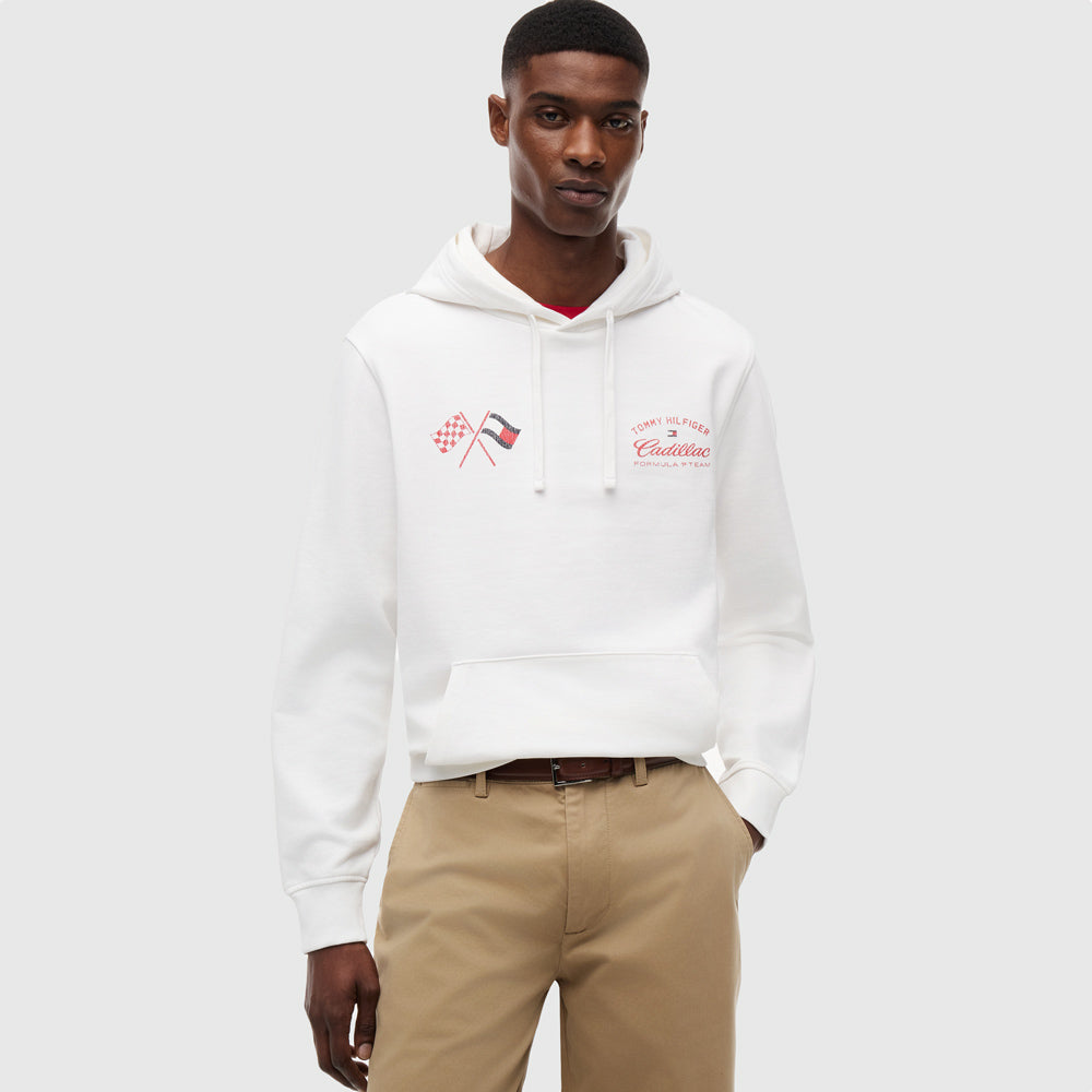 Tommy Hilfiger X Cf1 Speedometer Hoodie - White |ThirdBaseUrban
