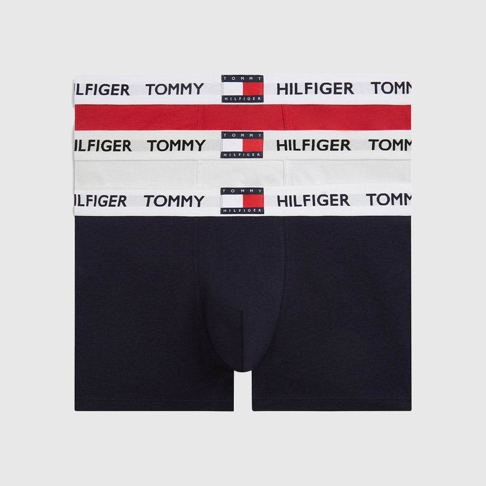 3-Pack Heritage Logo Waistband Trunks - Multi