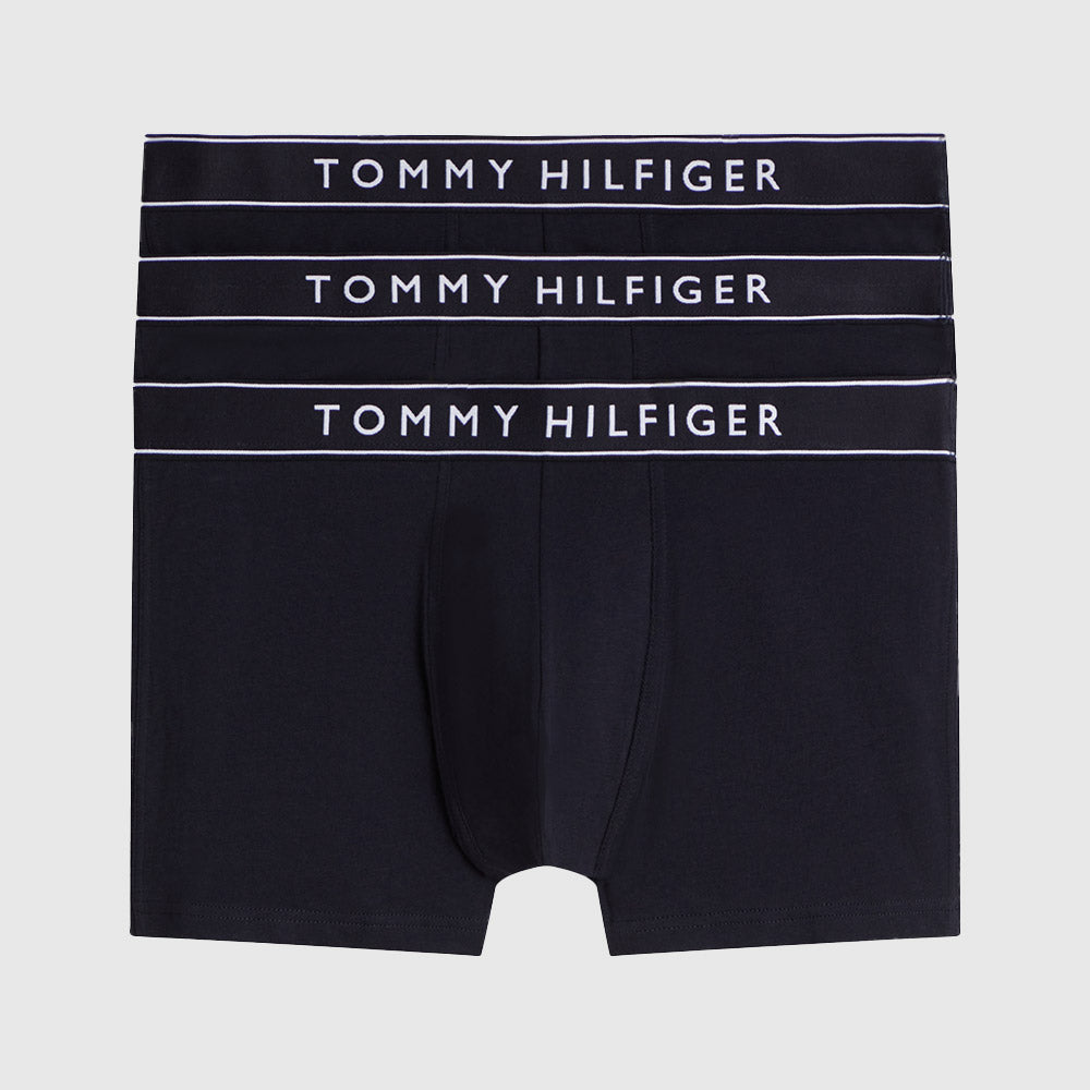 3 Pack Essential Logo Trunk - Navy