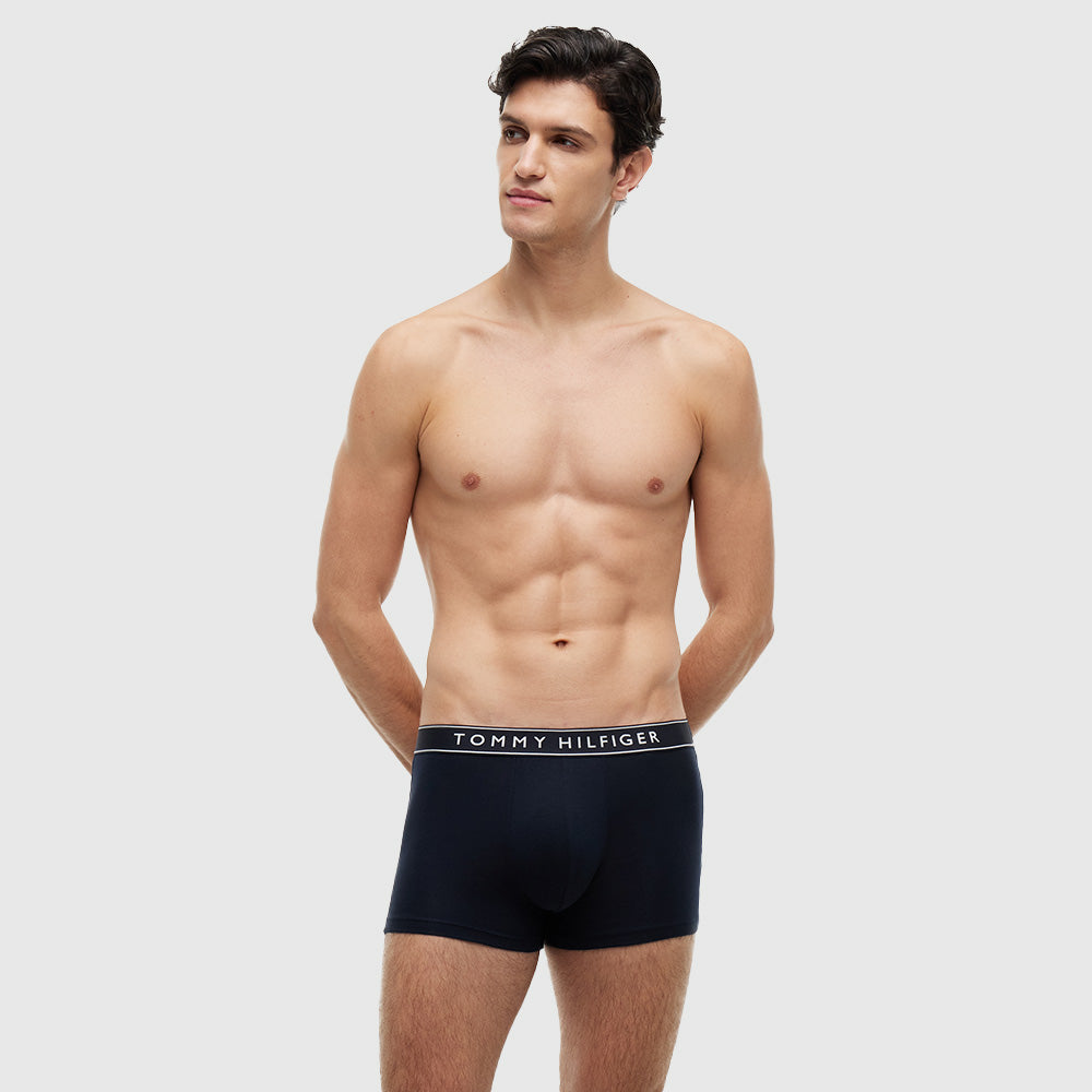 3 Pack Essential Logo Trunk - Navy
