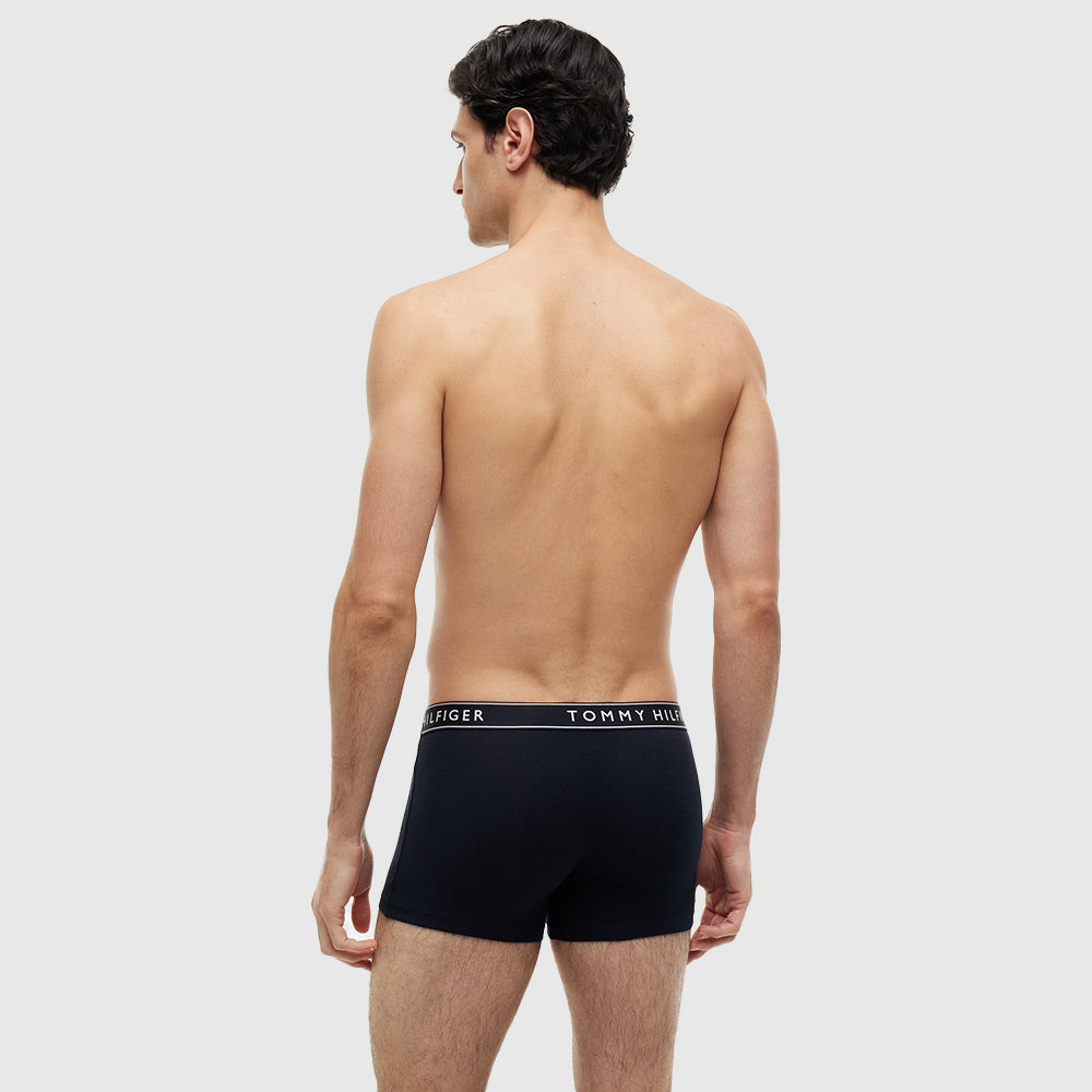 3 Pack Essential Logo Trunk - Navy