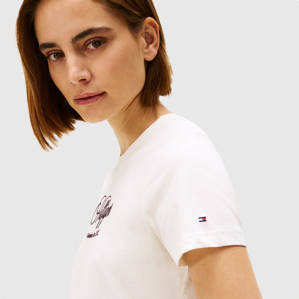 Script T-Shirt - Ivory