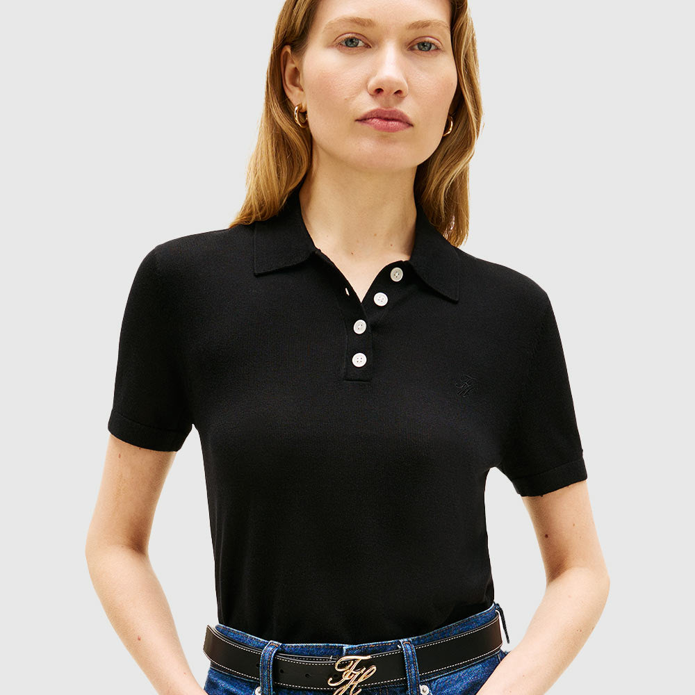 Light Layering Polo - Black