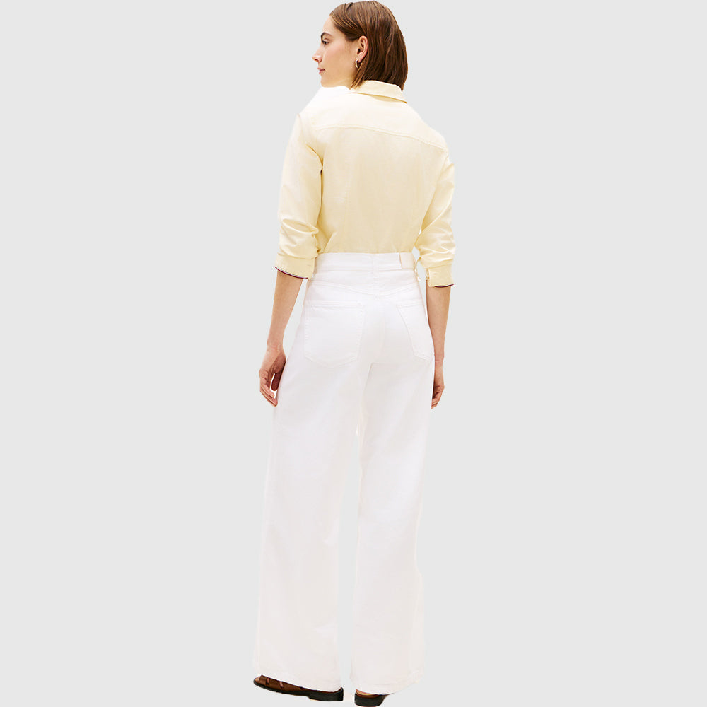 70's Wide Leg Jean - White