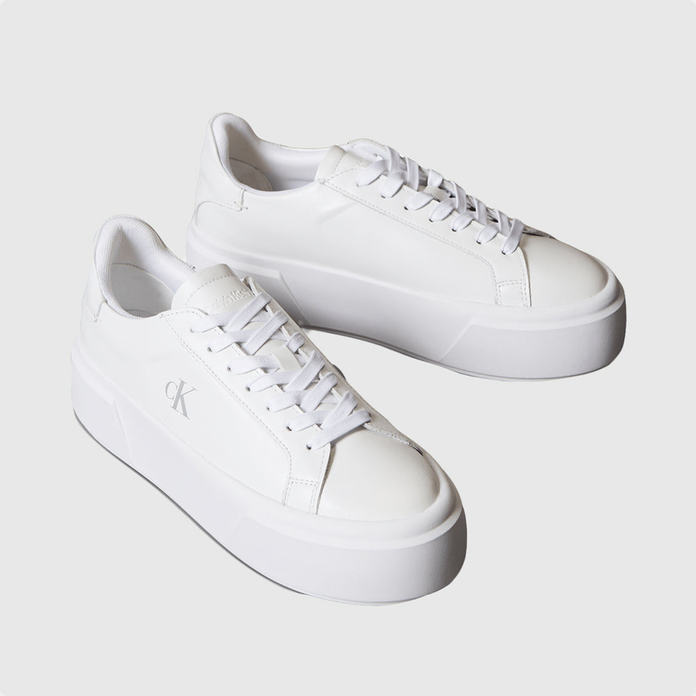 Flatform Sneaker - White