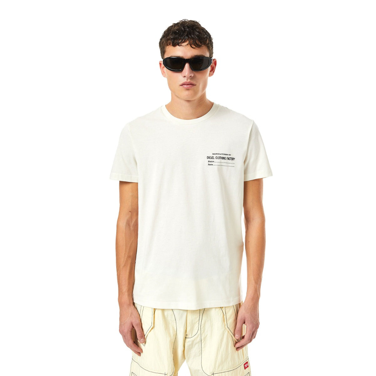 T-Diegor Manufacture Label T-Shirt - Off White