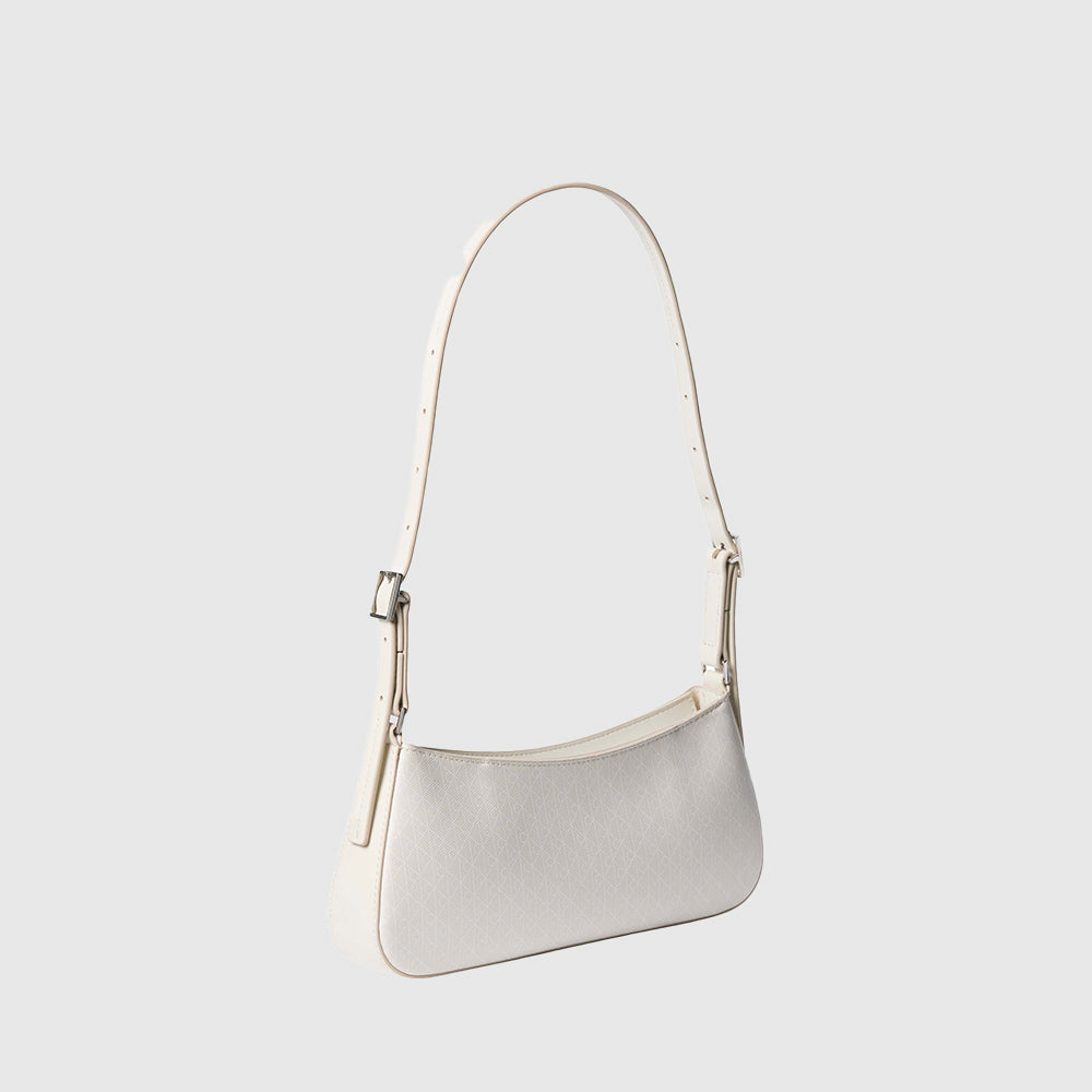 Emblem Shoulder Bag - Offwhite