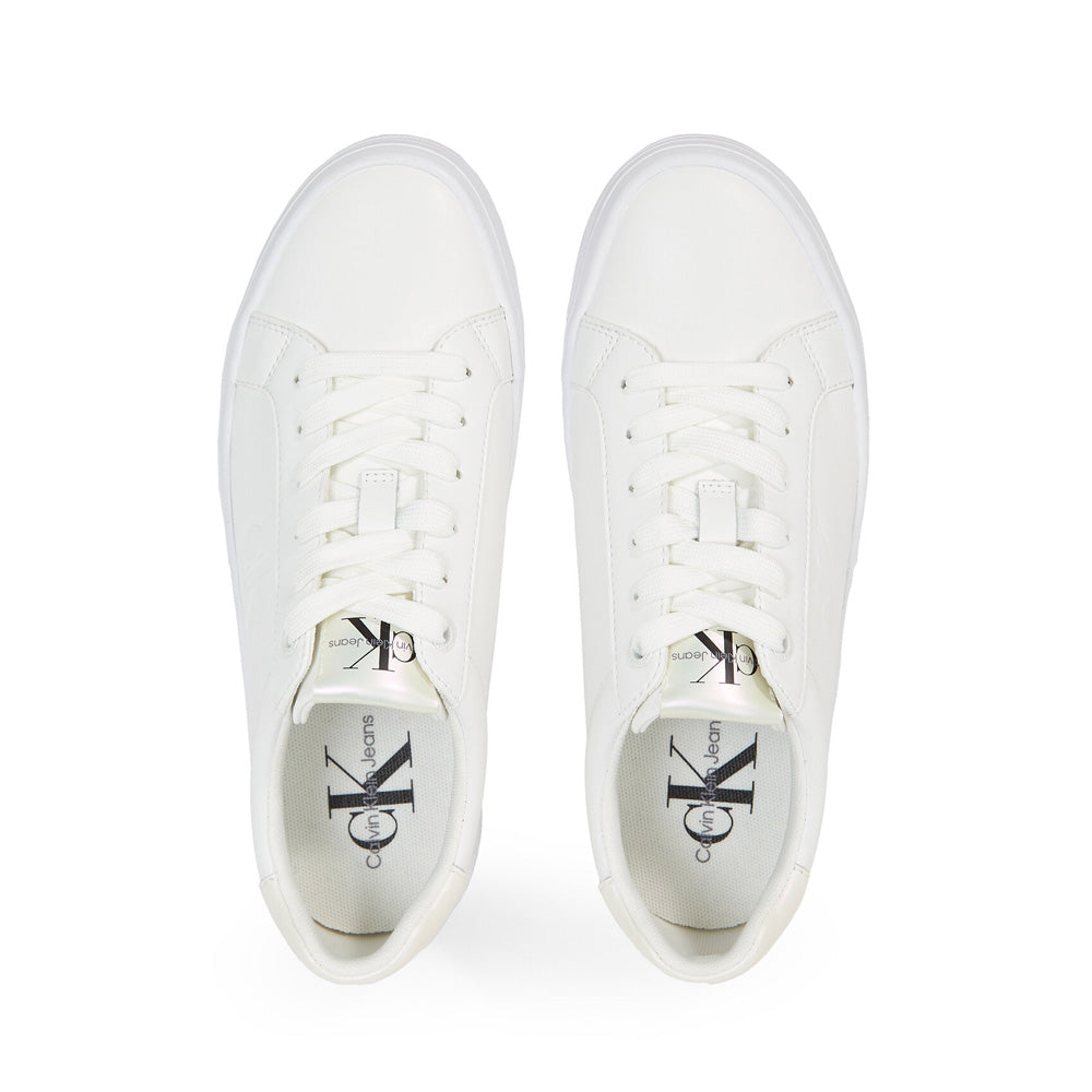 Bold Flatform Sneaker - White