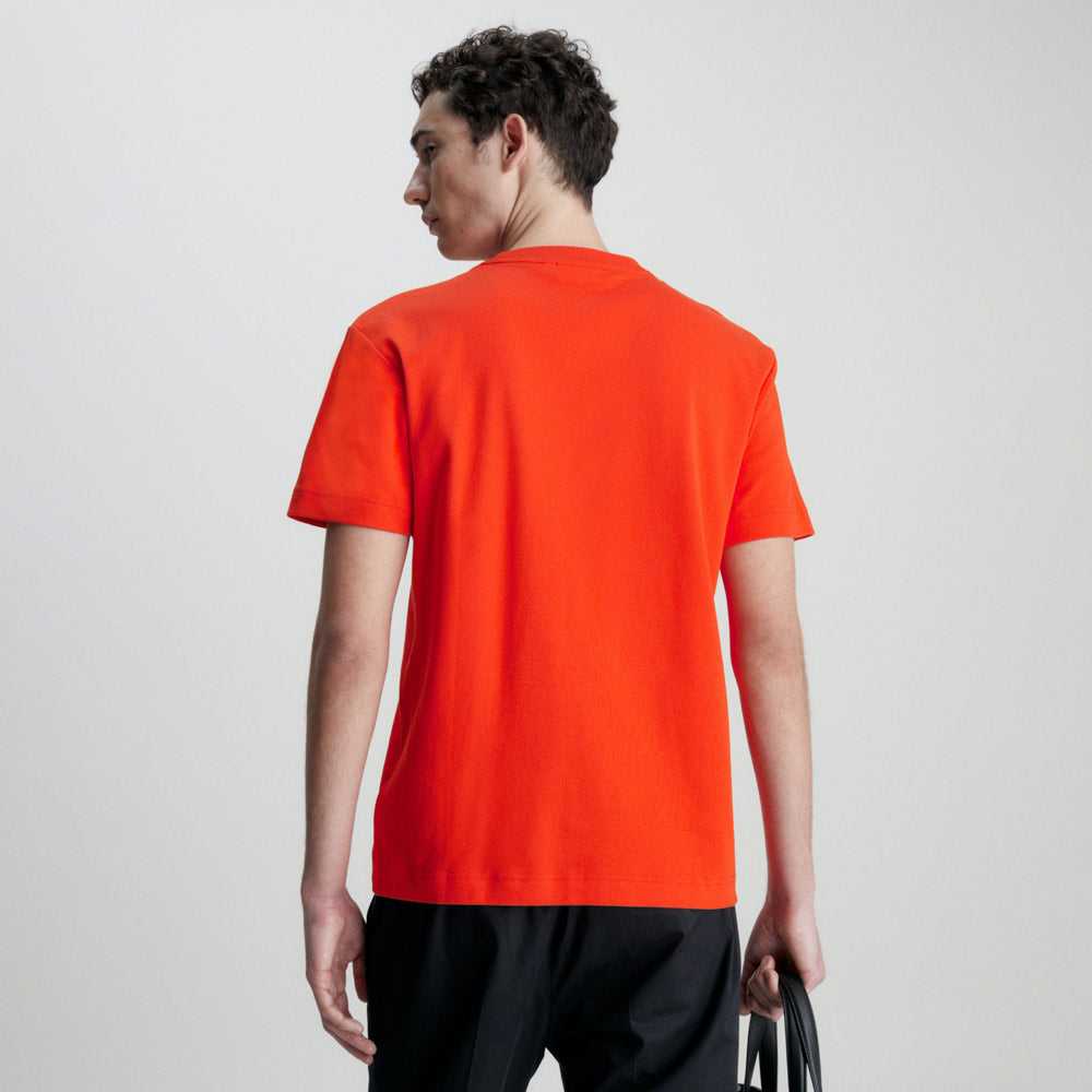 Micro Logo Interlock T-Shirt - Orange