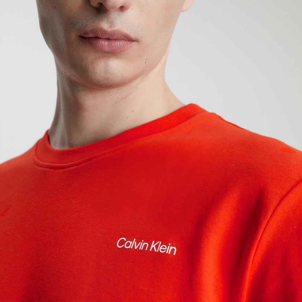 Micro Logo Interlock T-Shirt - Orange