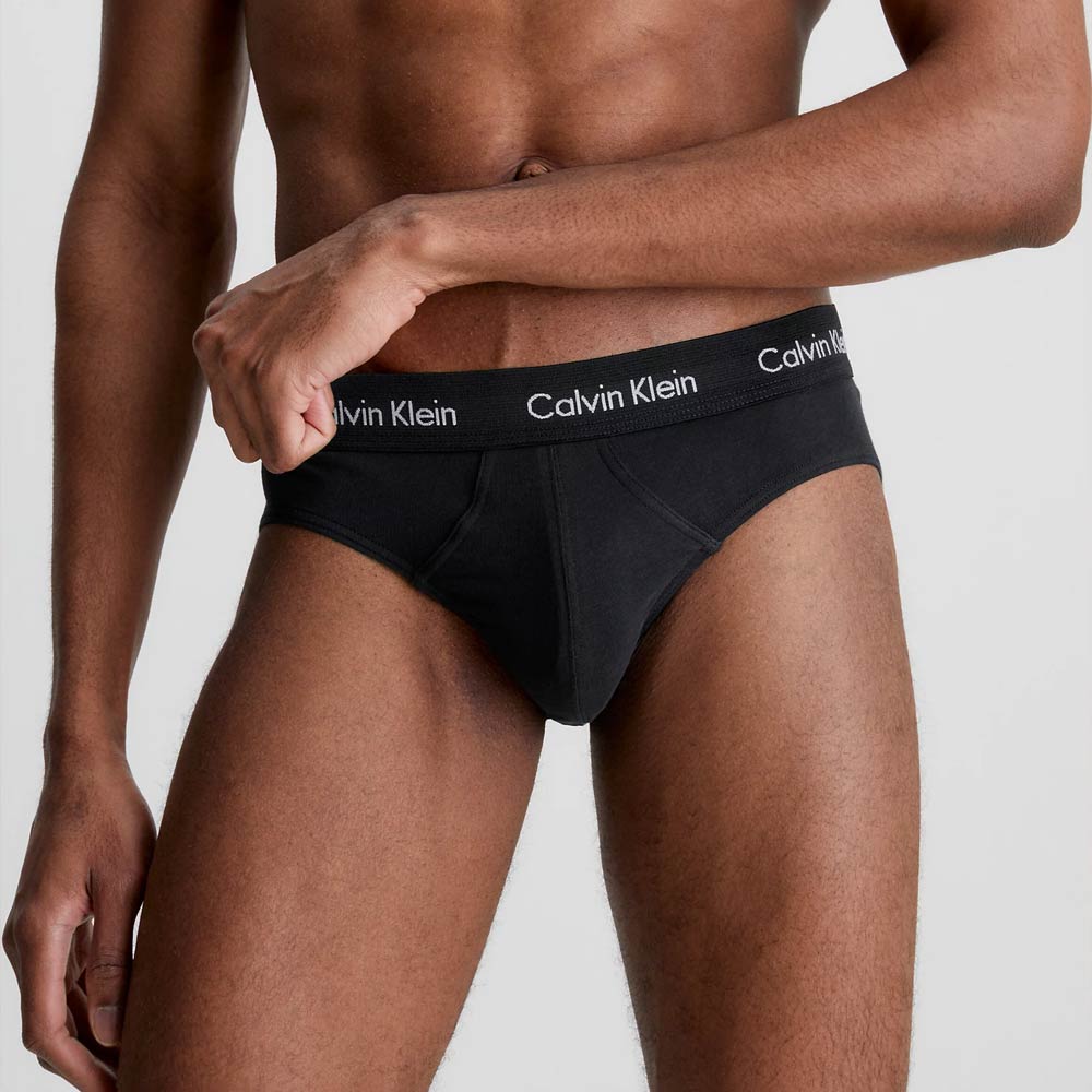 3-Pack Men's Hip Brief - Black