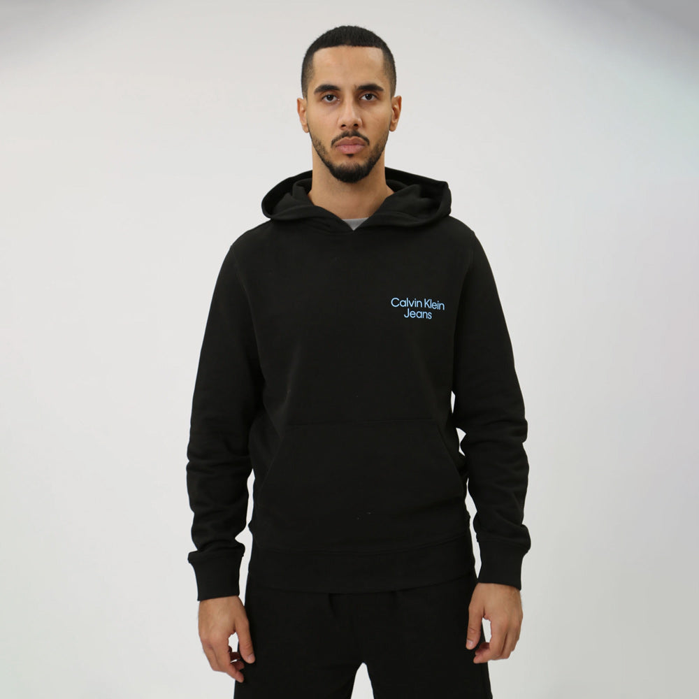 3D Meta Monogram Hoodie - Black