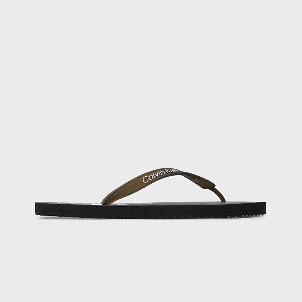 Glossy Beach Sandal - Black Multi