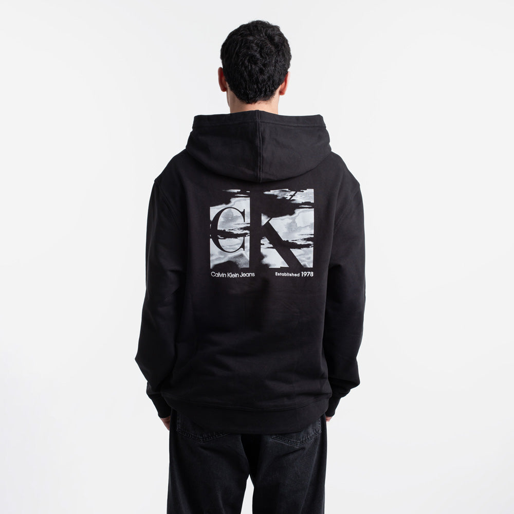 Big Box Logo Hoodie - Black