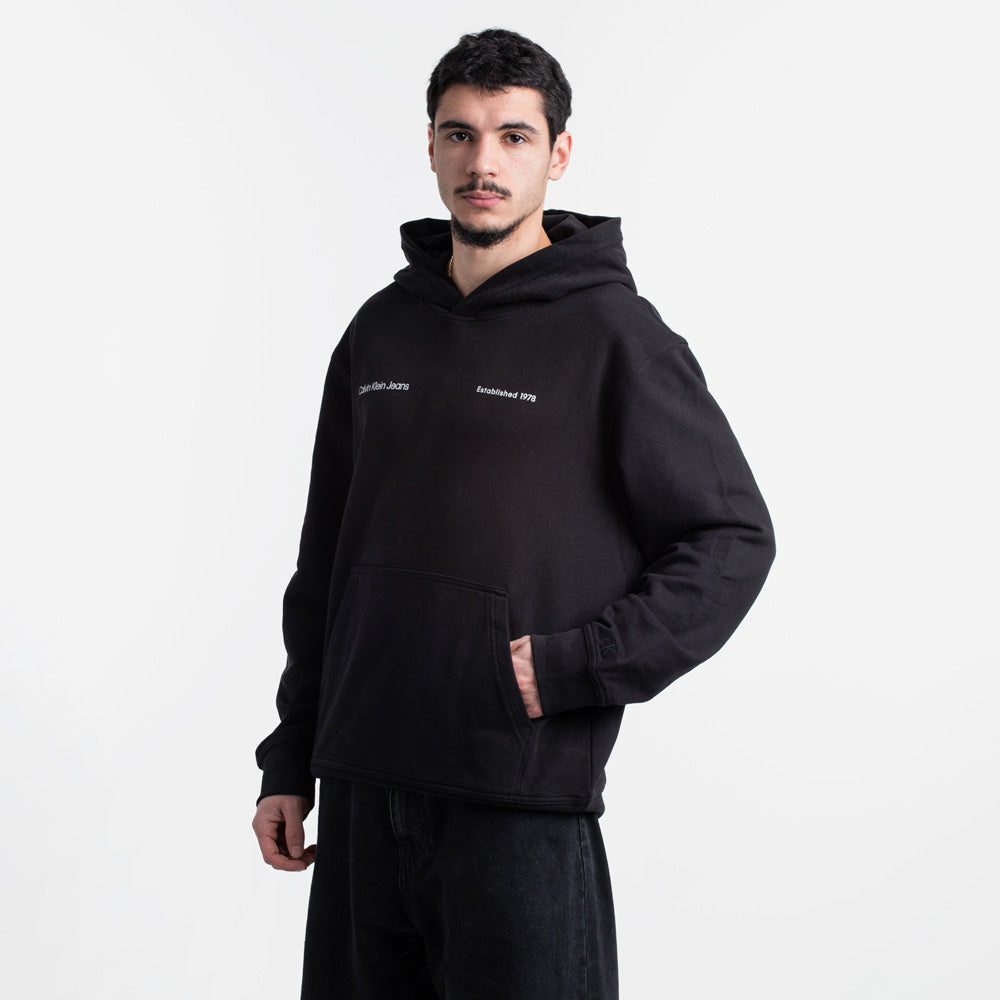 Big Box Logo Hoodie - Black