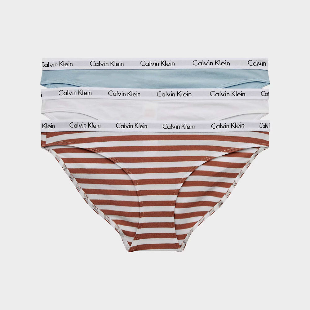 3 Pack Bikini Underwear - White Multi