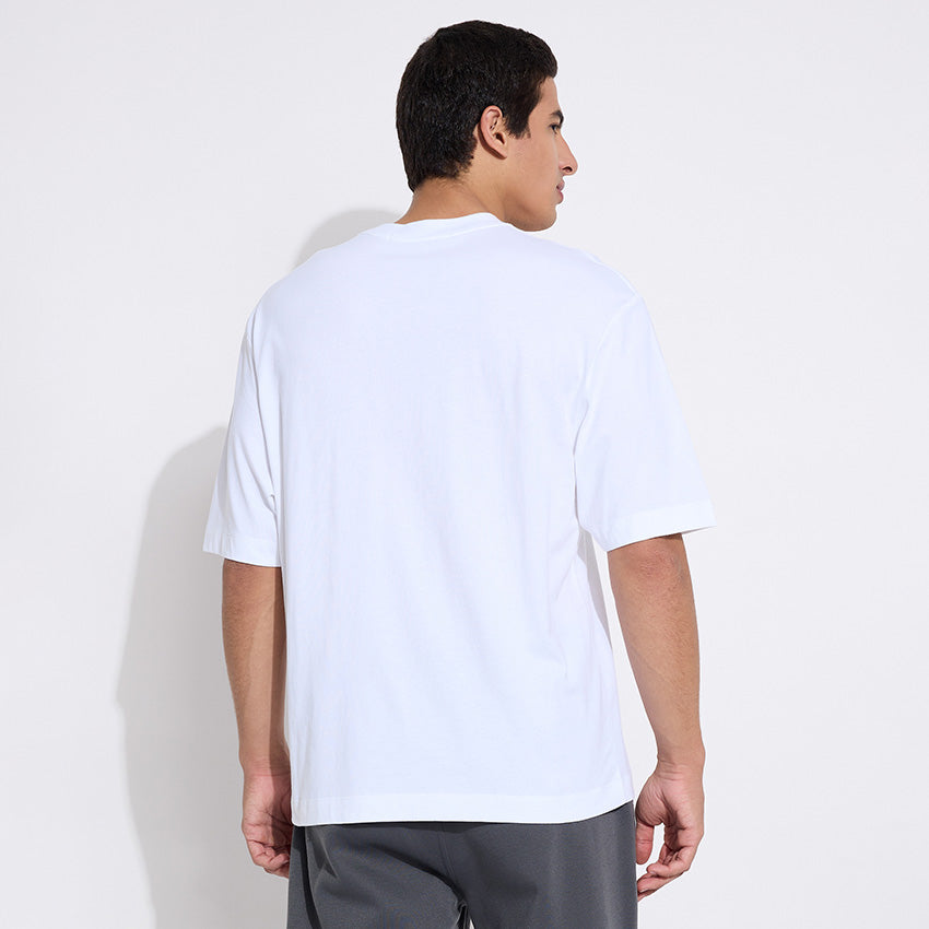 Blocking Graphic T-Shirt - White