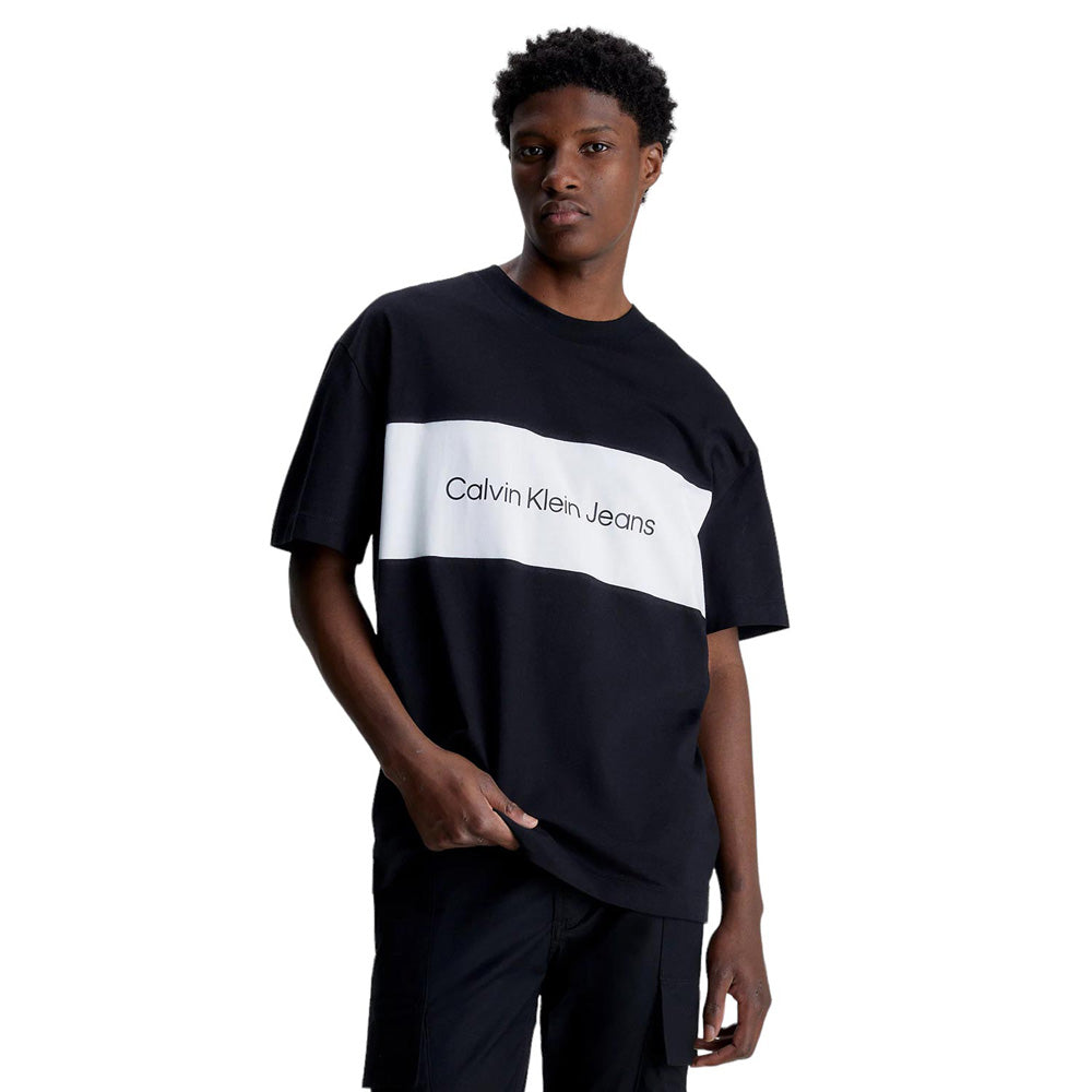 Color Blocking T-Shirt - Black