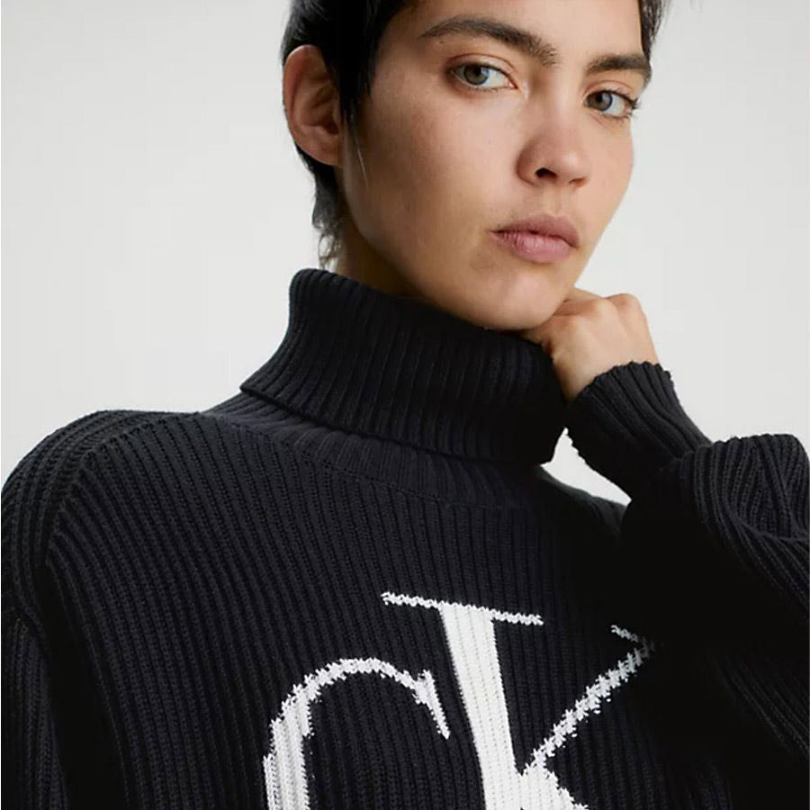 Blown Up CK Sweater - Black