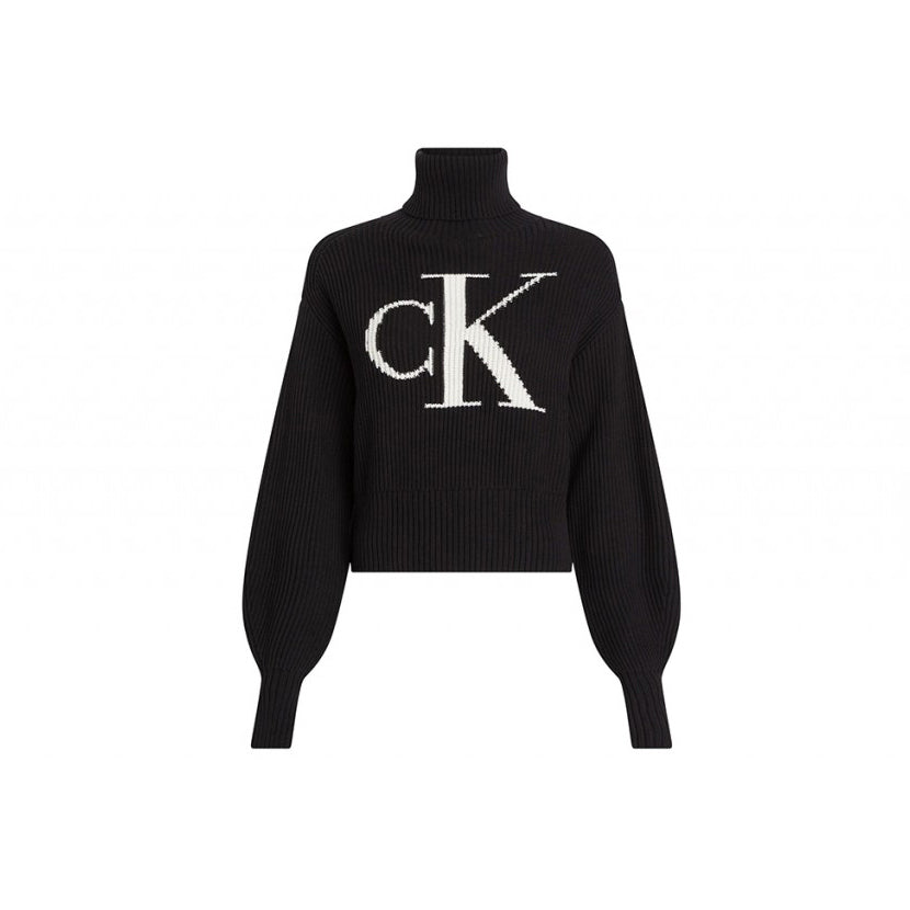 Blown Up CK Sweater - Black