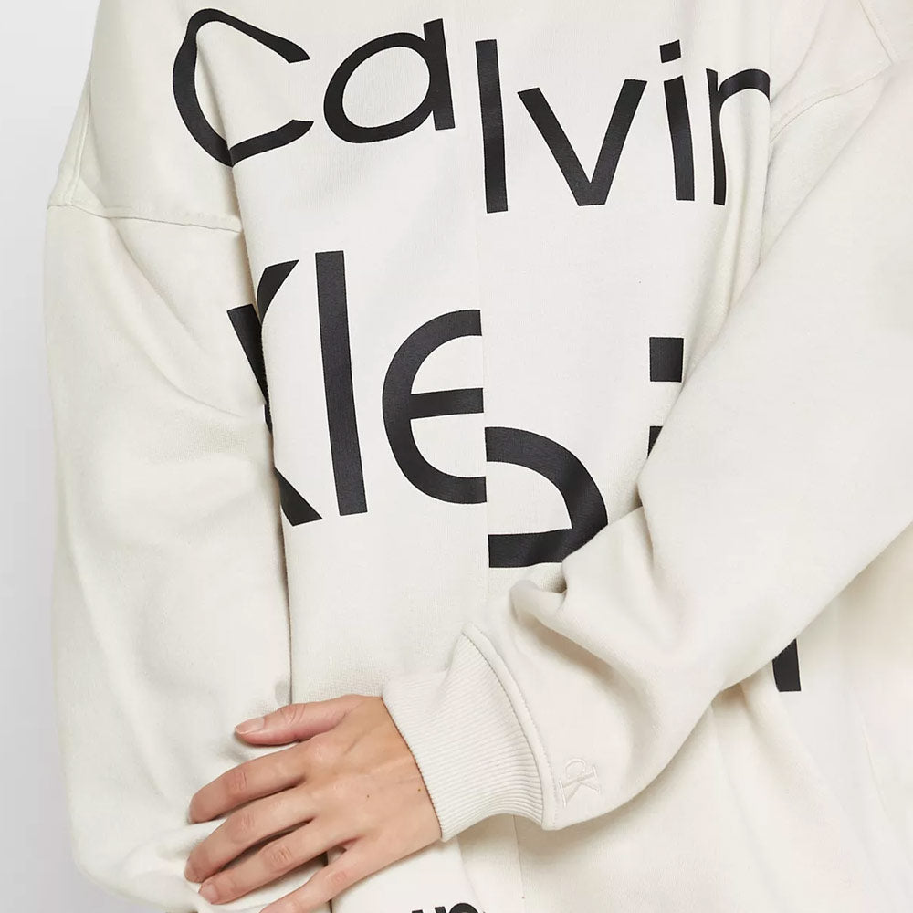 Bold Disrupted Logo Sweatshirt - Off White