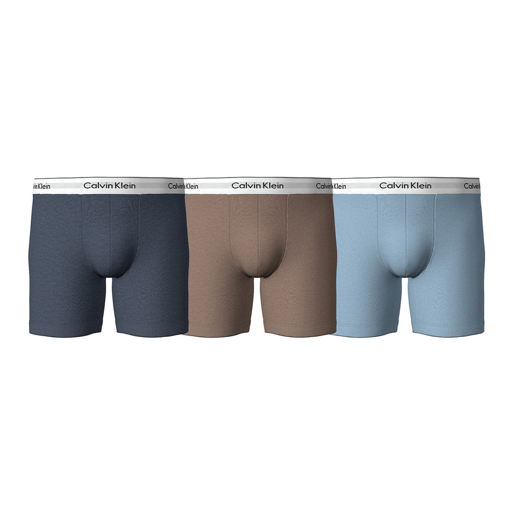 3 Pack Boxer Brief  - Navy Multi