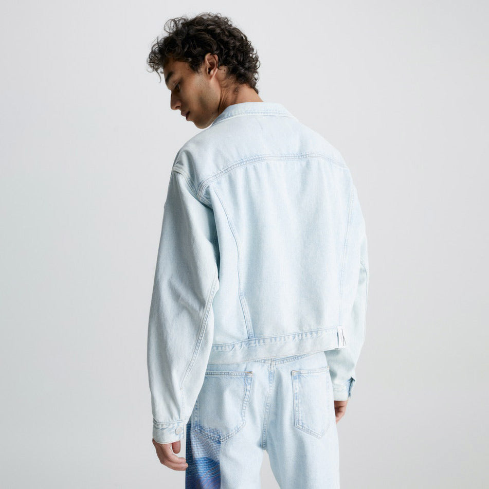 Boxy Oversized Denim Jacket - Denim Light