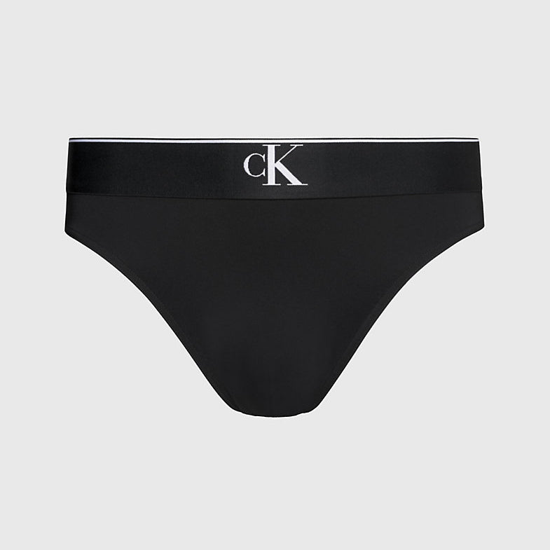 Monogram Swim Brief - Black