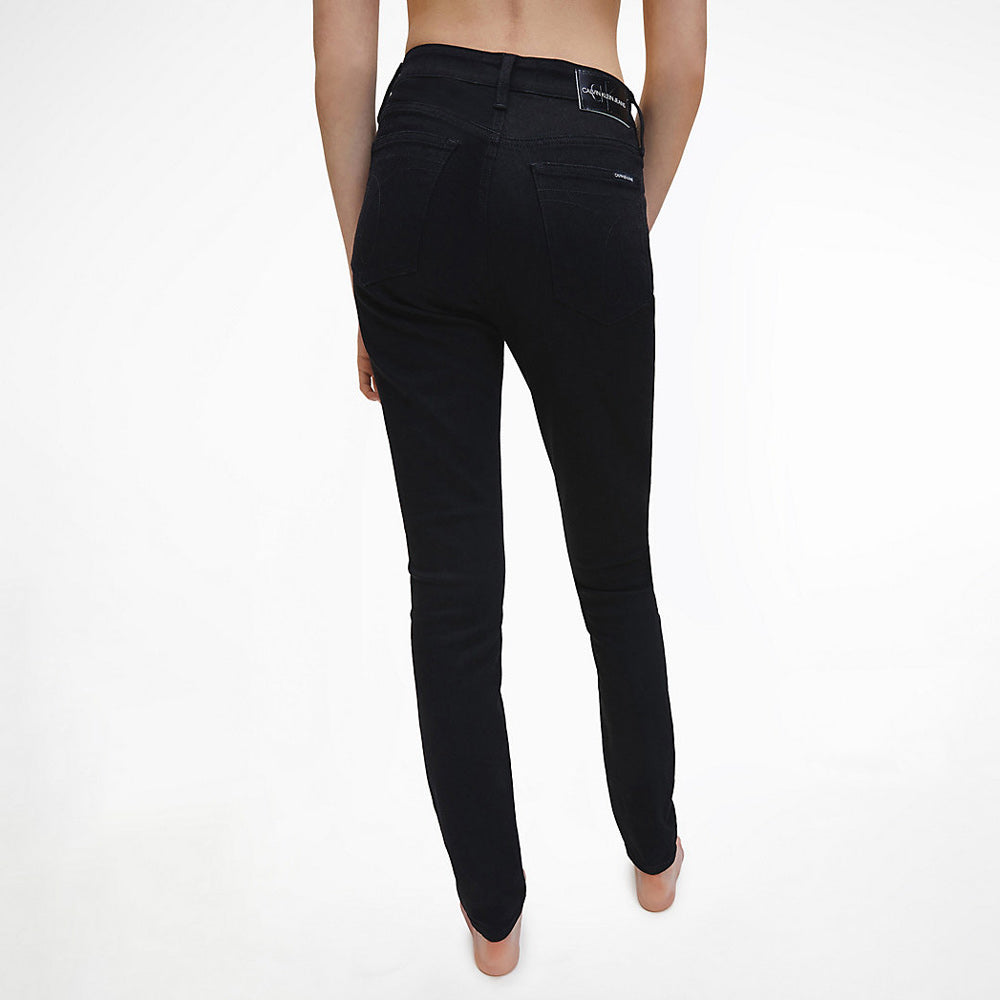 Womens 010 High Rise Skinny Jeans- Denim Black