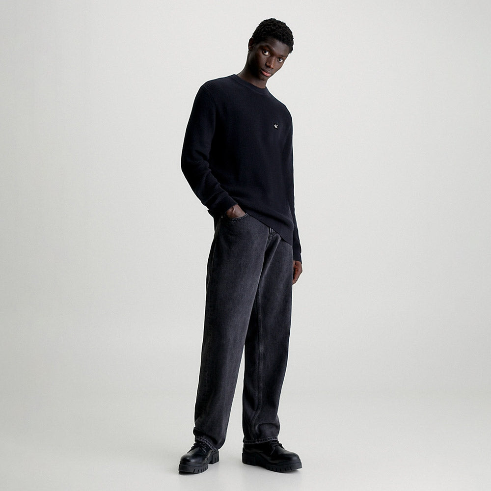 Embro Badge Sweater - Black