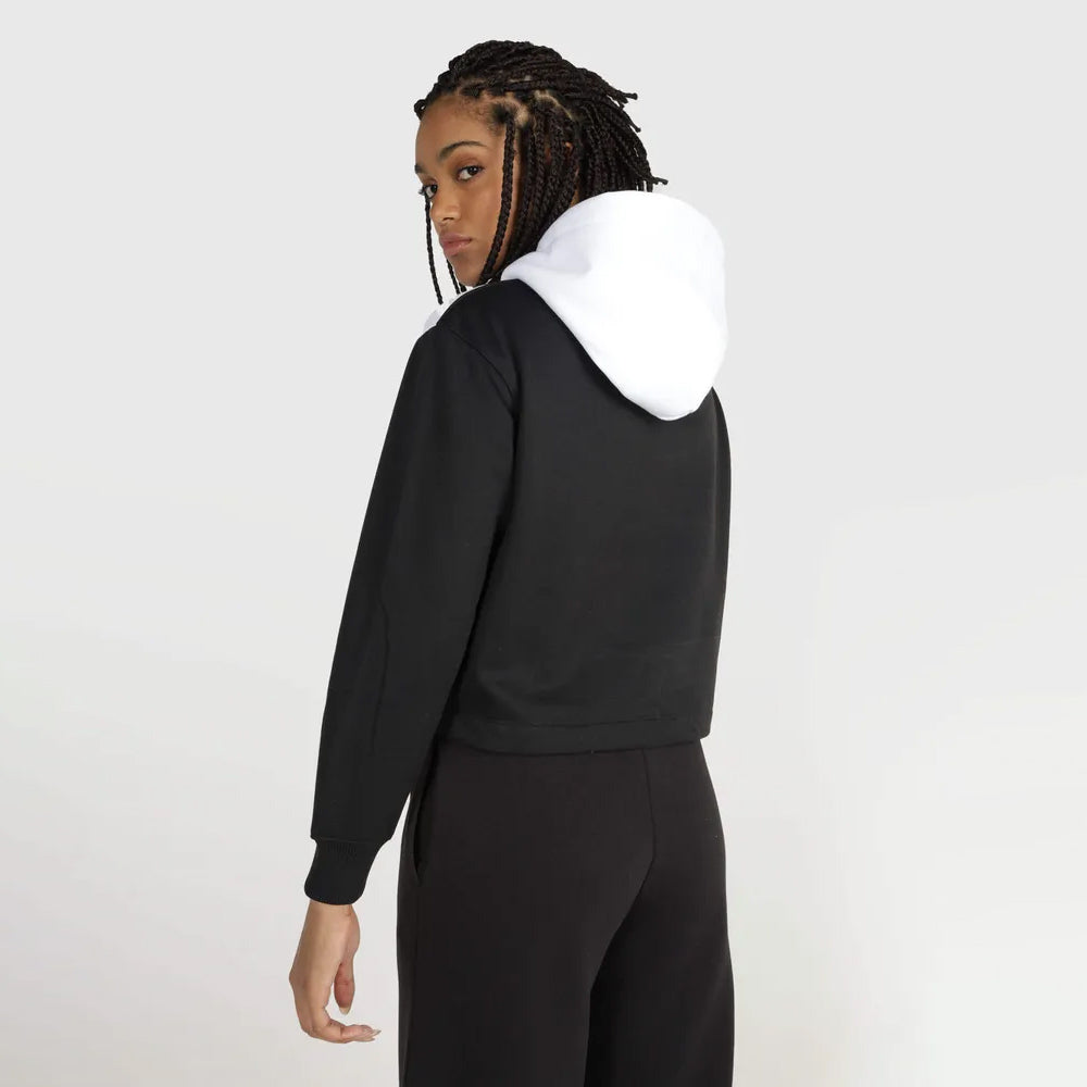 Color Block Hoodie - Black