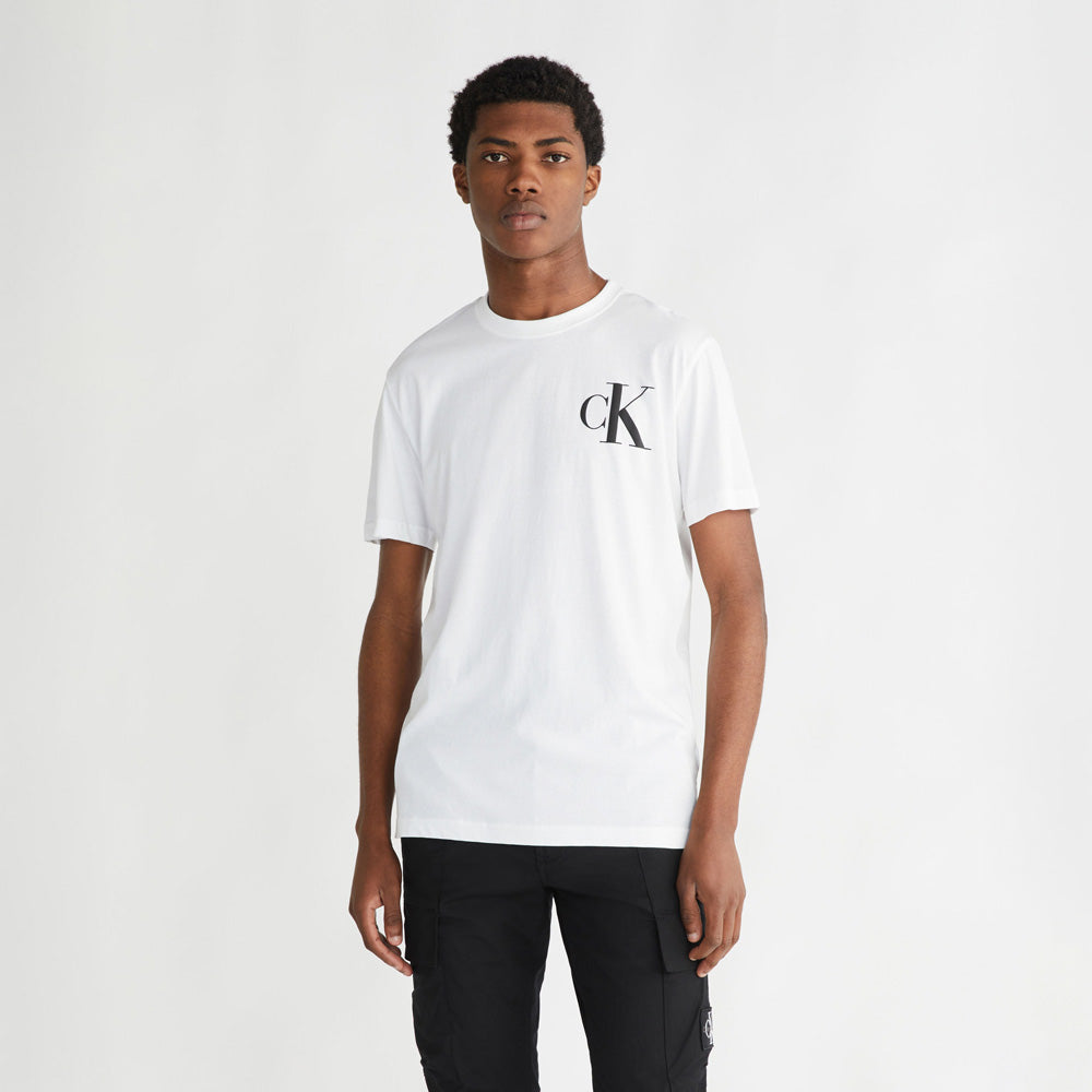 Color Monogram Graphic T-Shirt - White