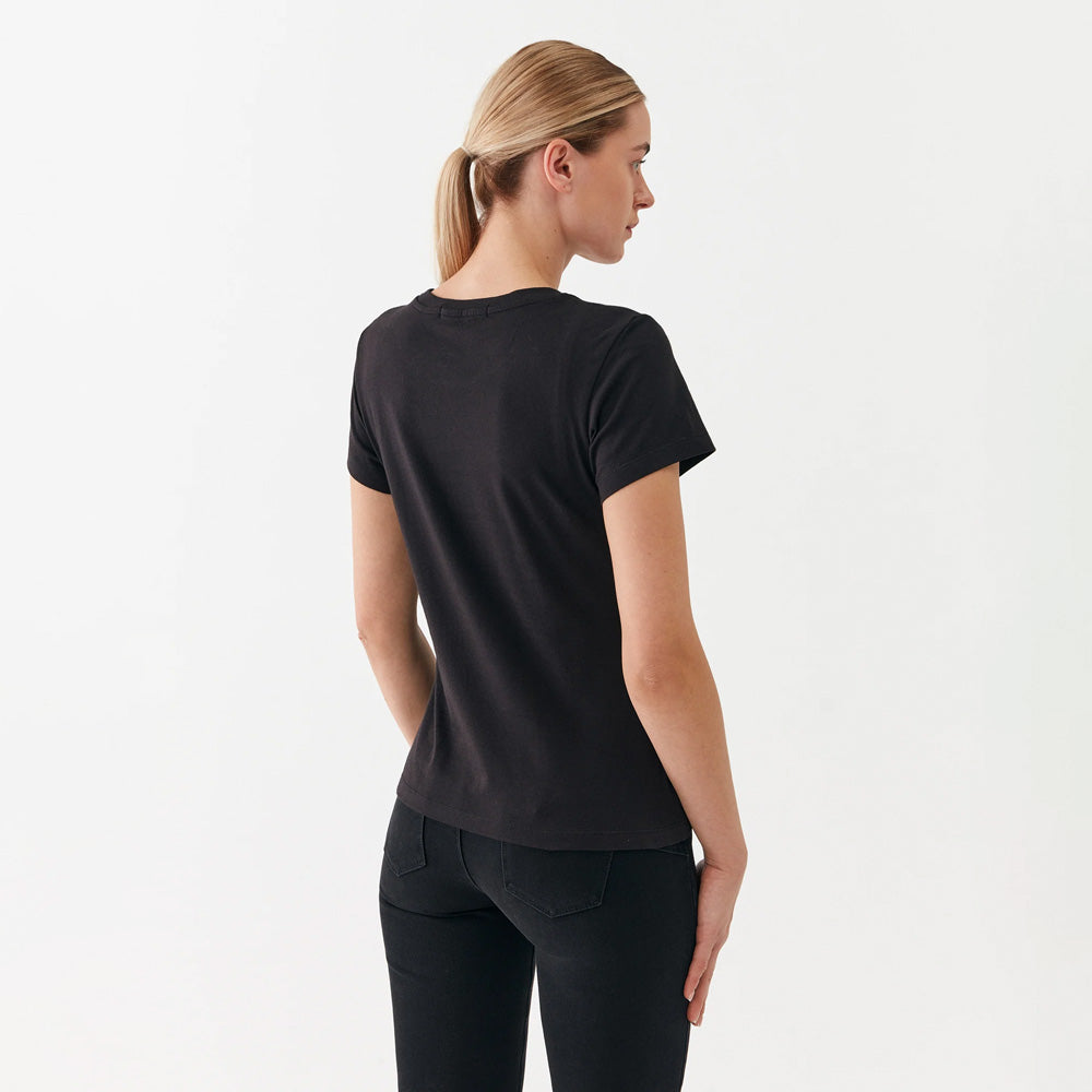 Core Institutional Logo Slim Fit T-Shirt - Black