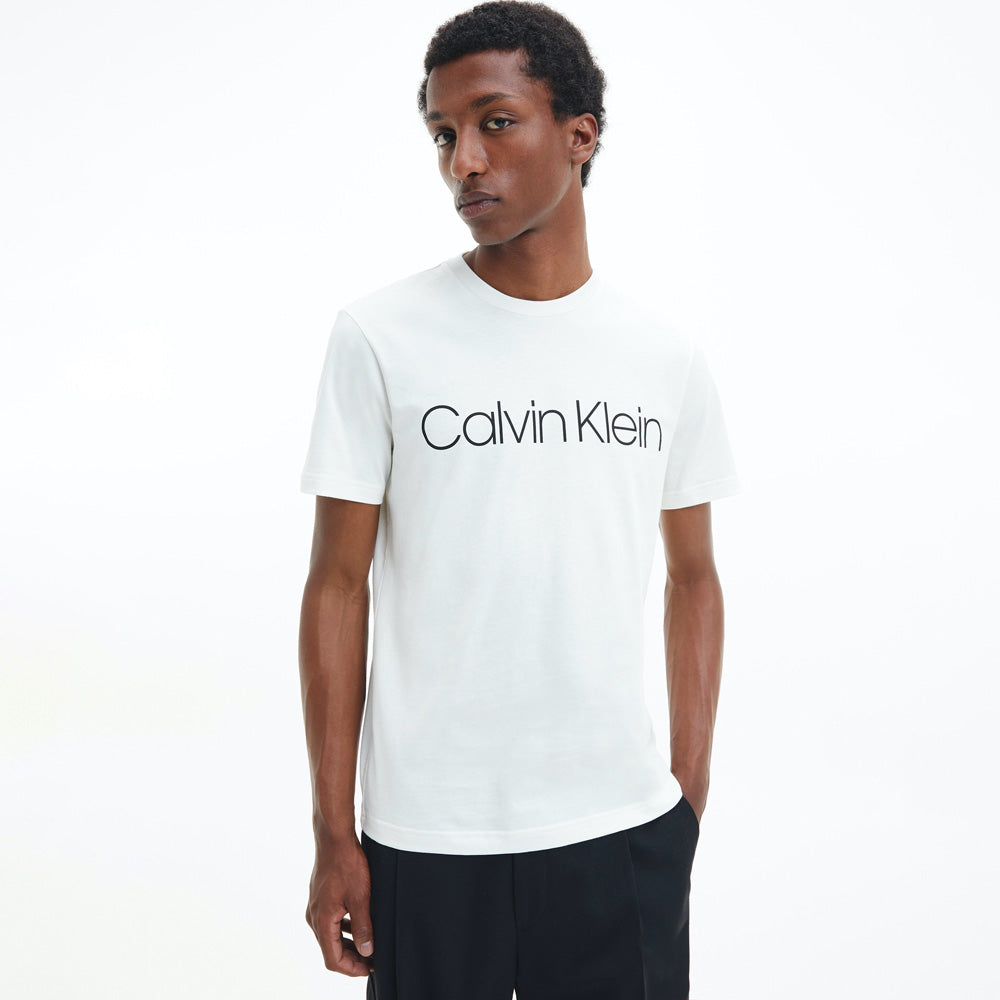 Cotton Front Logo T-Shirt - Off White