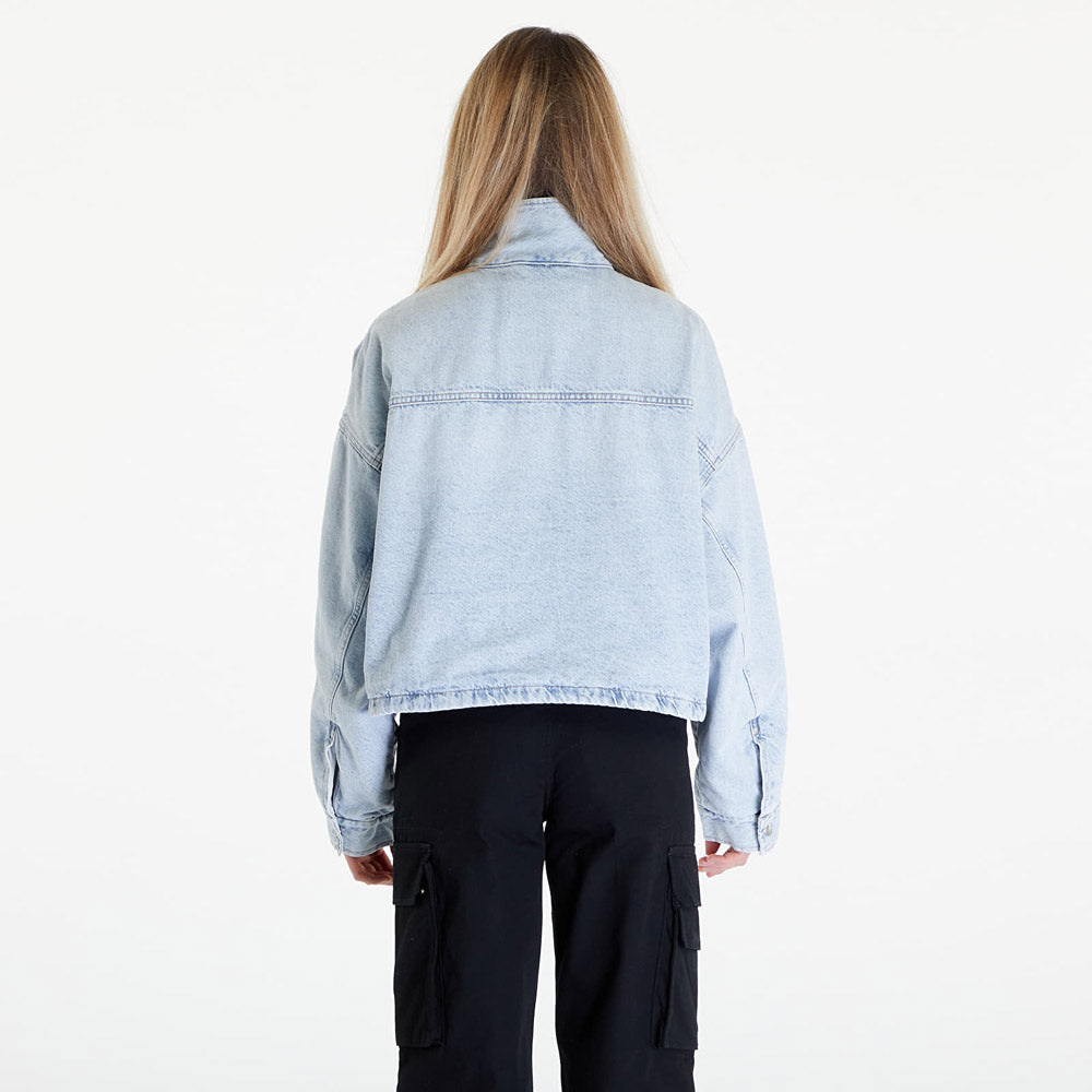 Denim Pop Over Jacket - Denim Light