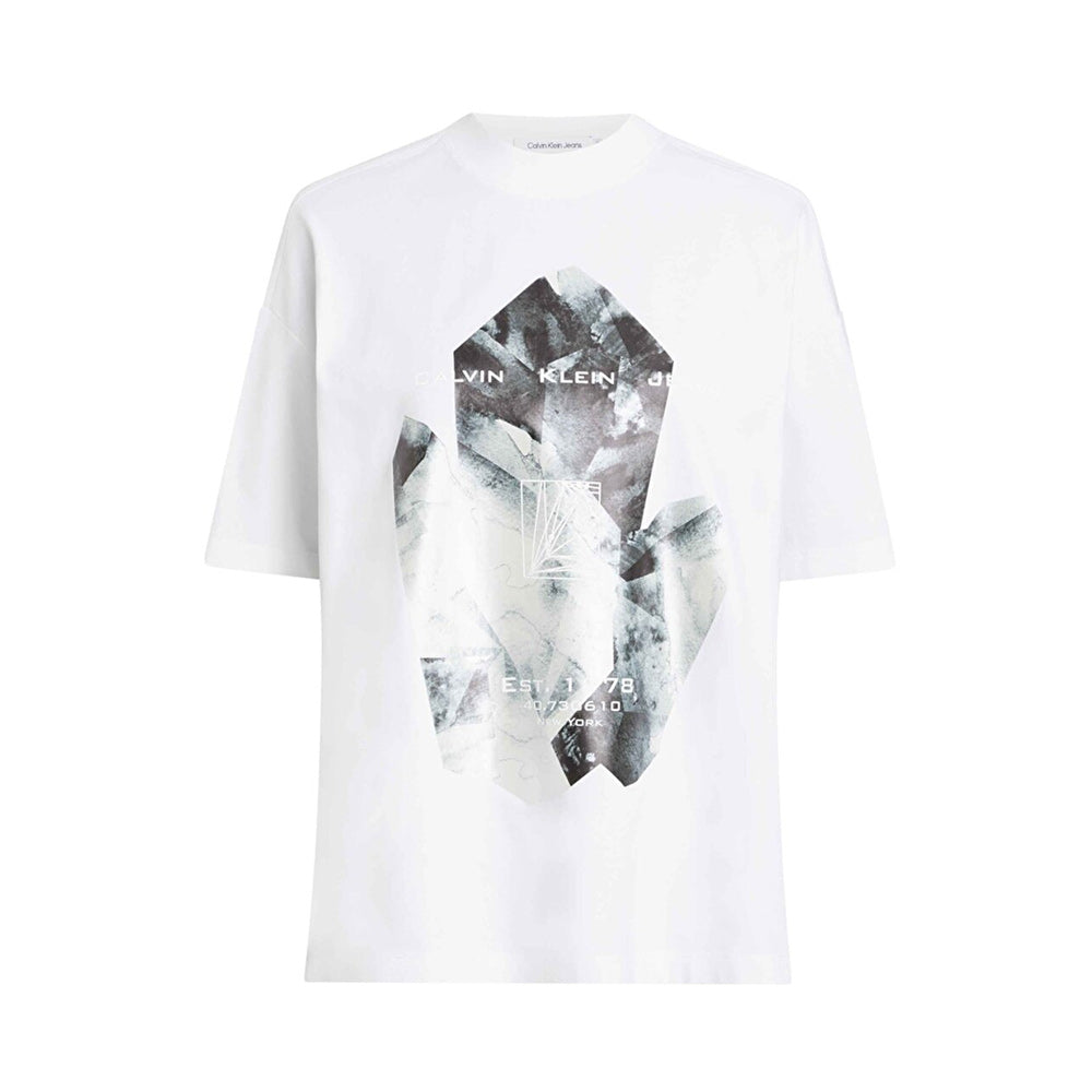 Graphic Boyfriend T-Shirt - White