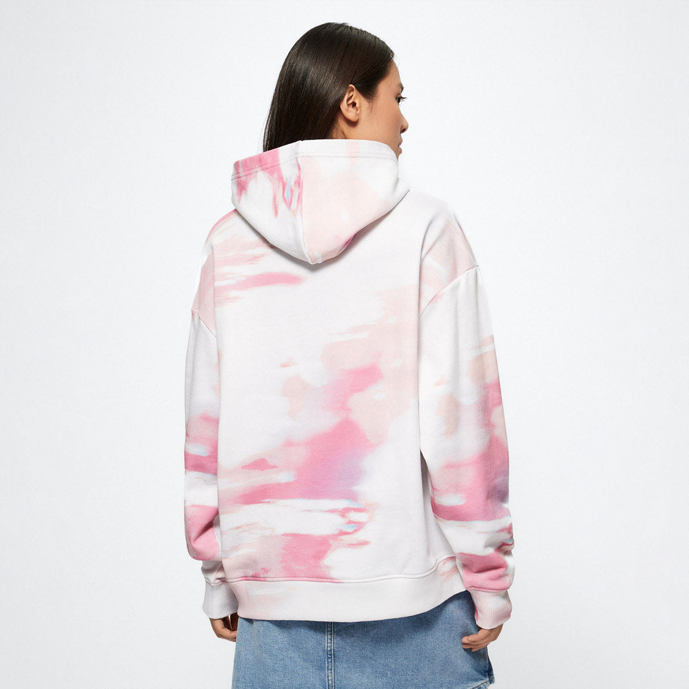 Diffused Aop Oversized Hoodie - Multi