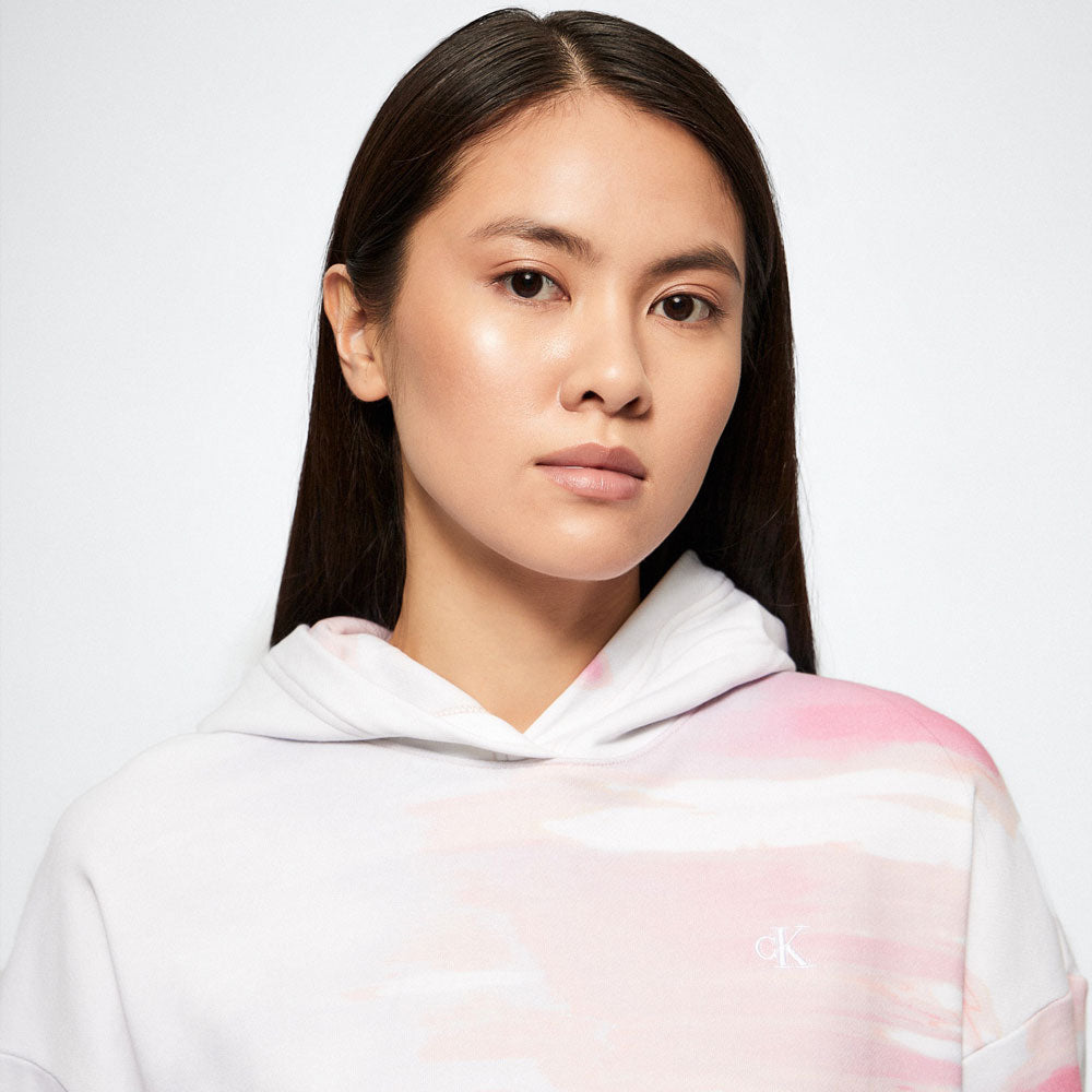 Diffused Aop Oversized Hoodie - Multi