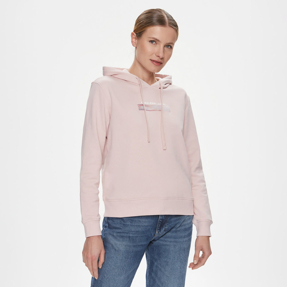 Diffused Box Hoodie - Rose