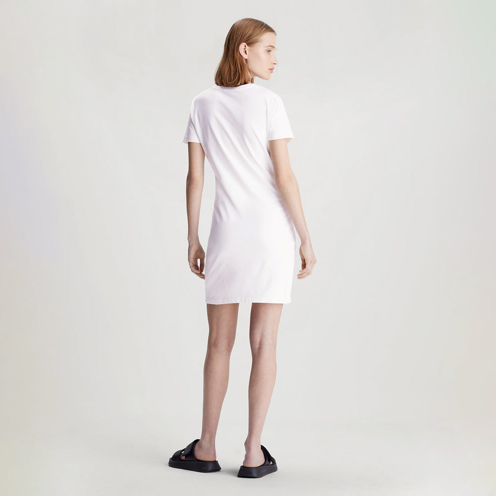 Diffused Monologo Dress - White