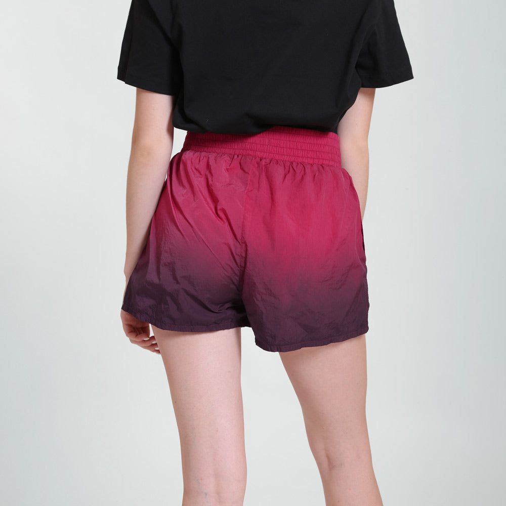 Womens Dip Dye Shorts - Dark Clove