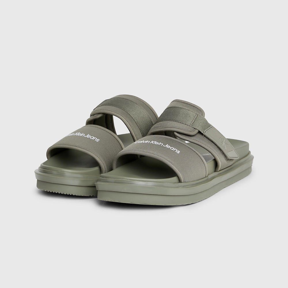 Double Bar Sandal - Olive