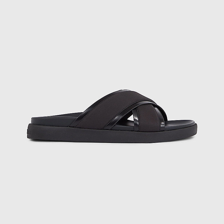 Double Cross Mix Sandal - Black