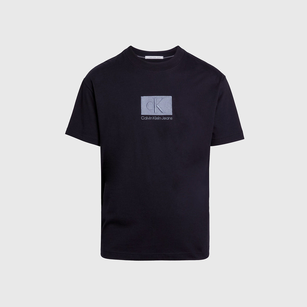 Embroidery Patch T-Shirt - Black