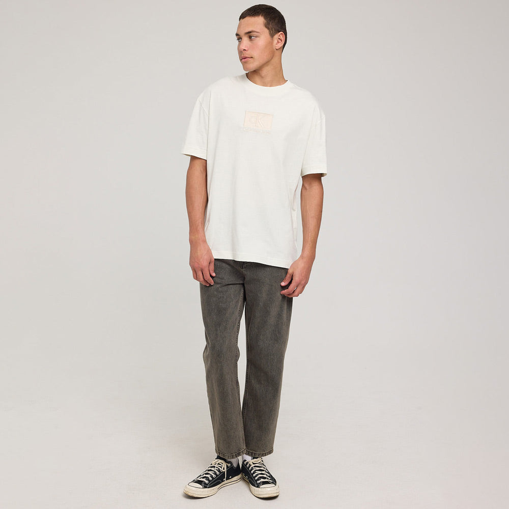 Embroidery Patch T-Shirt - Offwhite