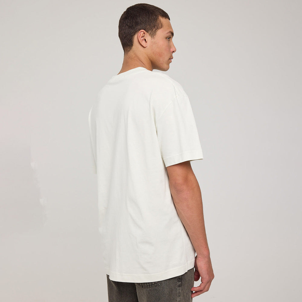 Embroidery Patch T-Shirt - Offwhite