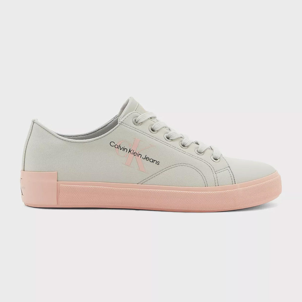 Essential Vulcanized Lace Up Low Sneaker - Grey Multi