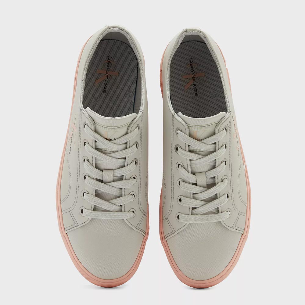 Essential Vulcanized Lace Up Low Sneaker - Grey Multi