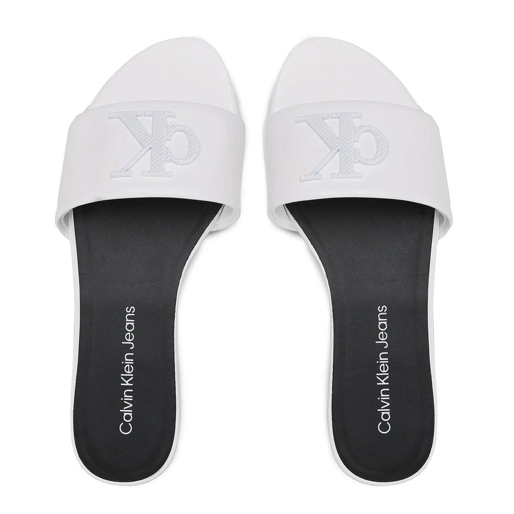 Flat Sandal - White