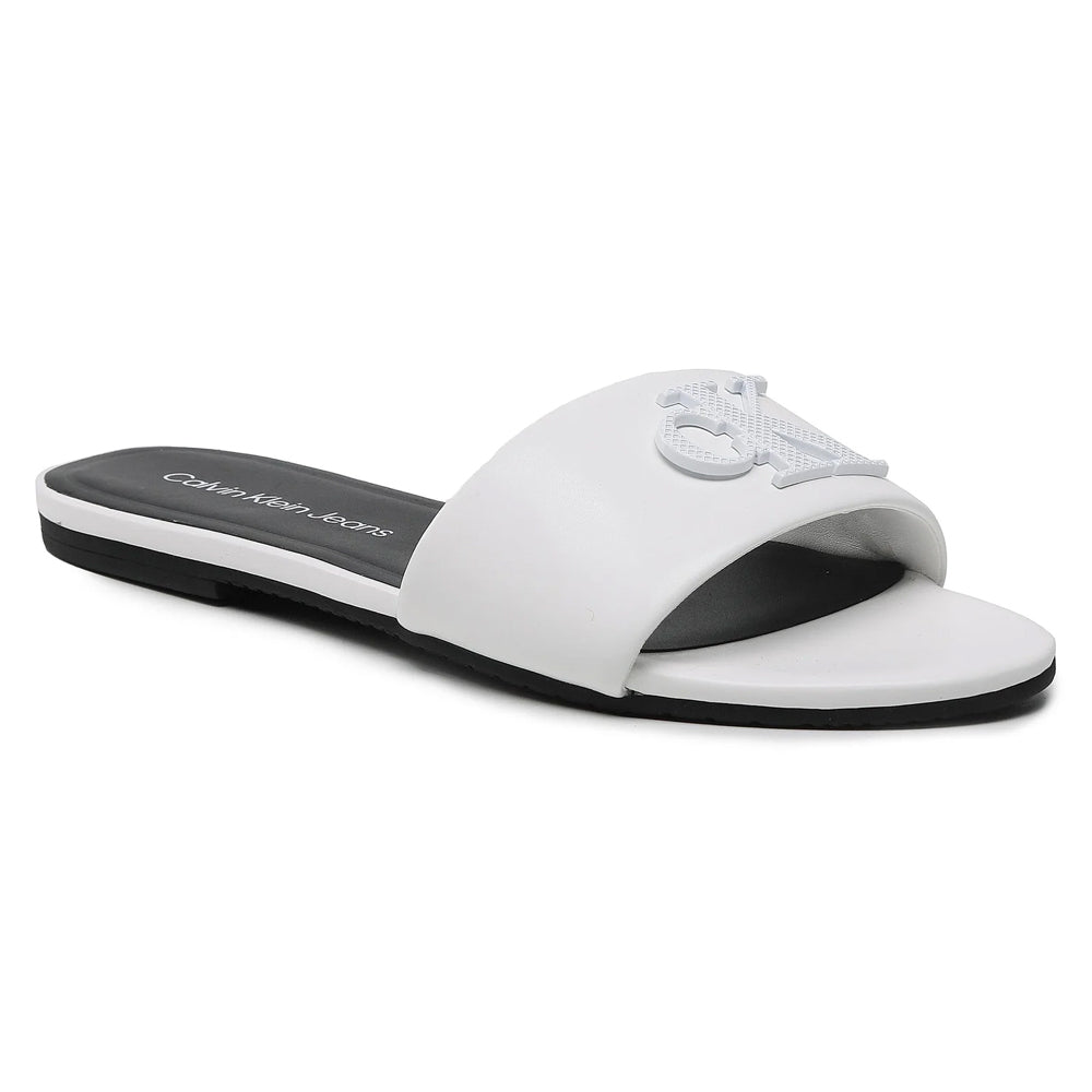 Flat Sandal - White